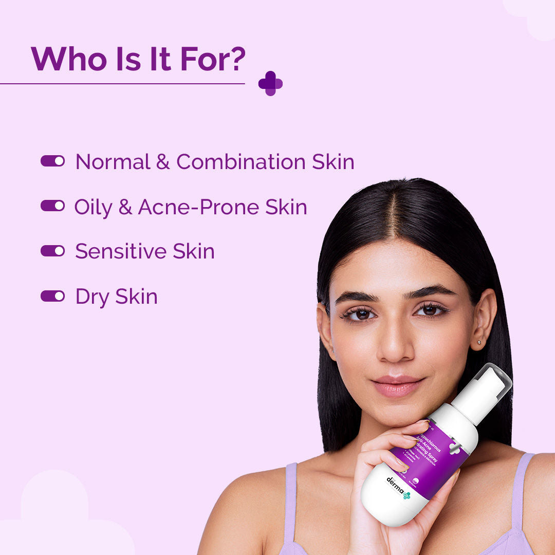 The Derma Co Hypochlorous Anti-Acne Hydrating Spray (200ml) - Calms Breakouts & Redness