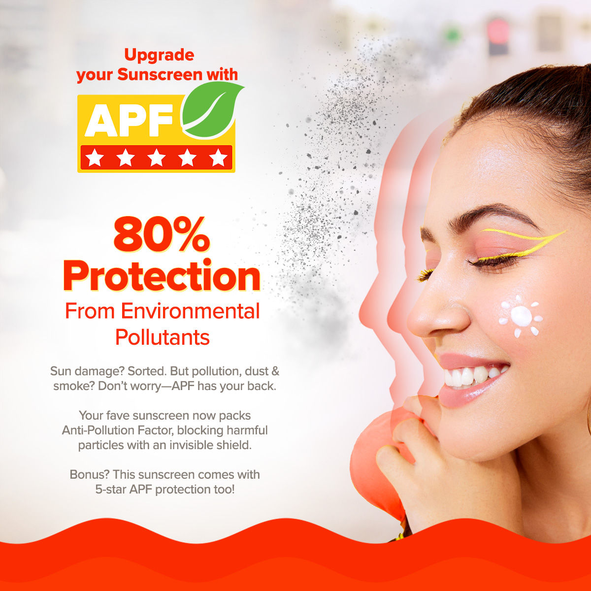 Aqualogica Detan+ Dewy Lightweight Sunscreen Gel SPF 50+ PA++++ - Normal & Dry Skin (80g)