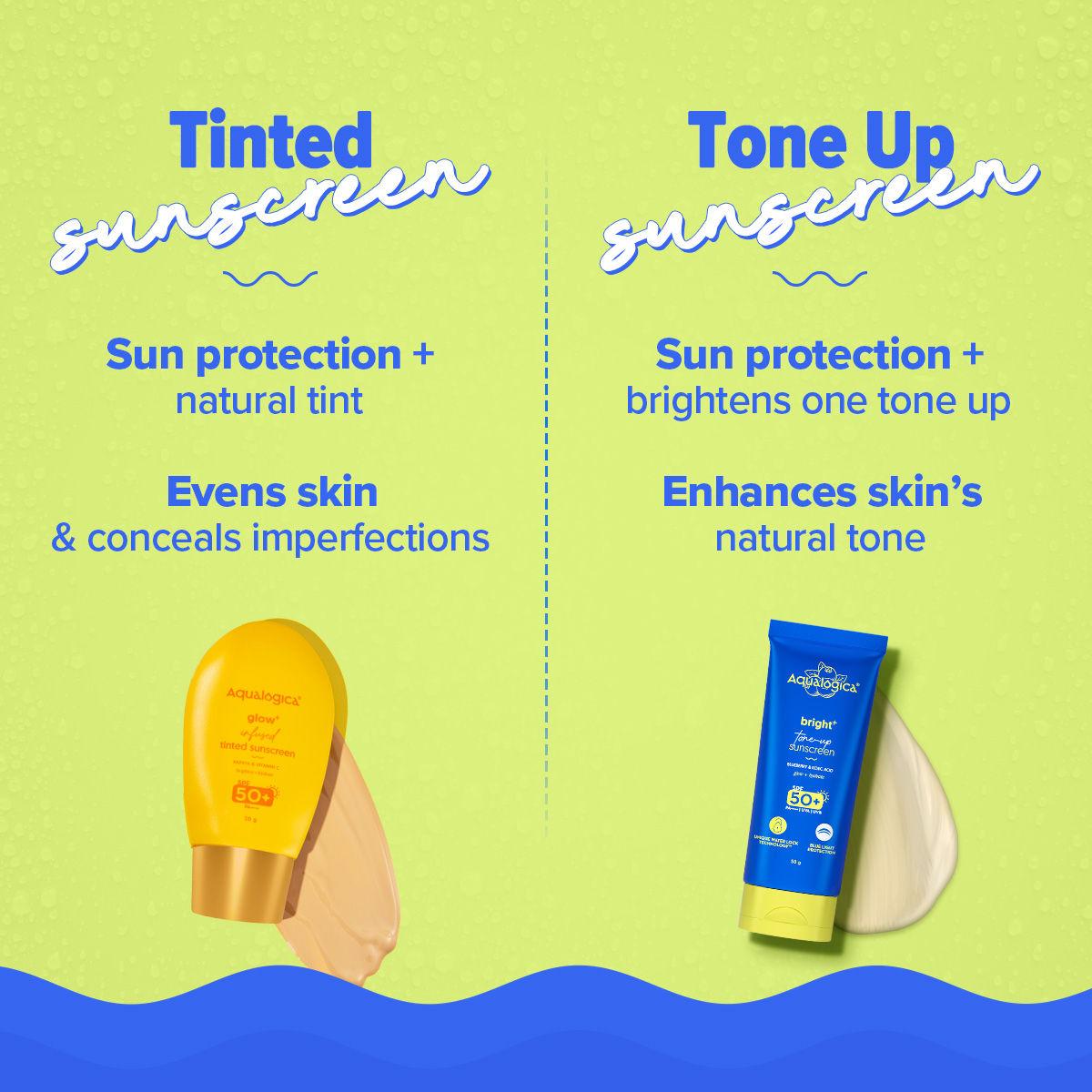 Aqualogica Bright+ Tone Up Sunscreen (50g)