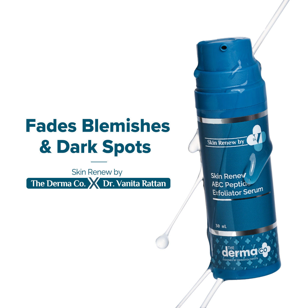 The Derma Co X Dr. V Skin Renew ABC Peptide Exfoliator Serum (30ml) - Resurface & Renew