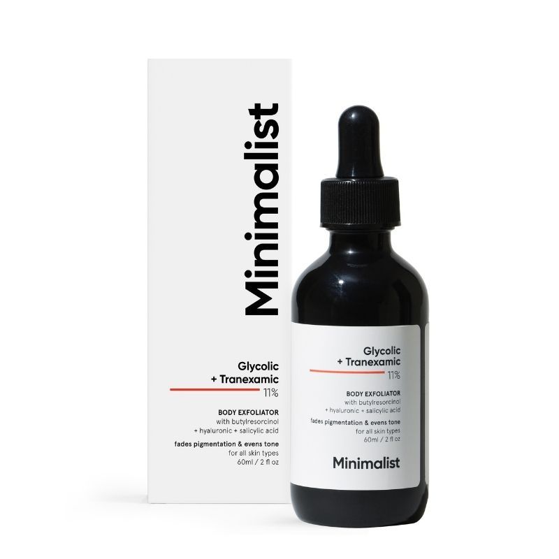 Minimalist 11% Glycolic Acid & Tranexamic Acid Body Exfoliator (60ml)