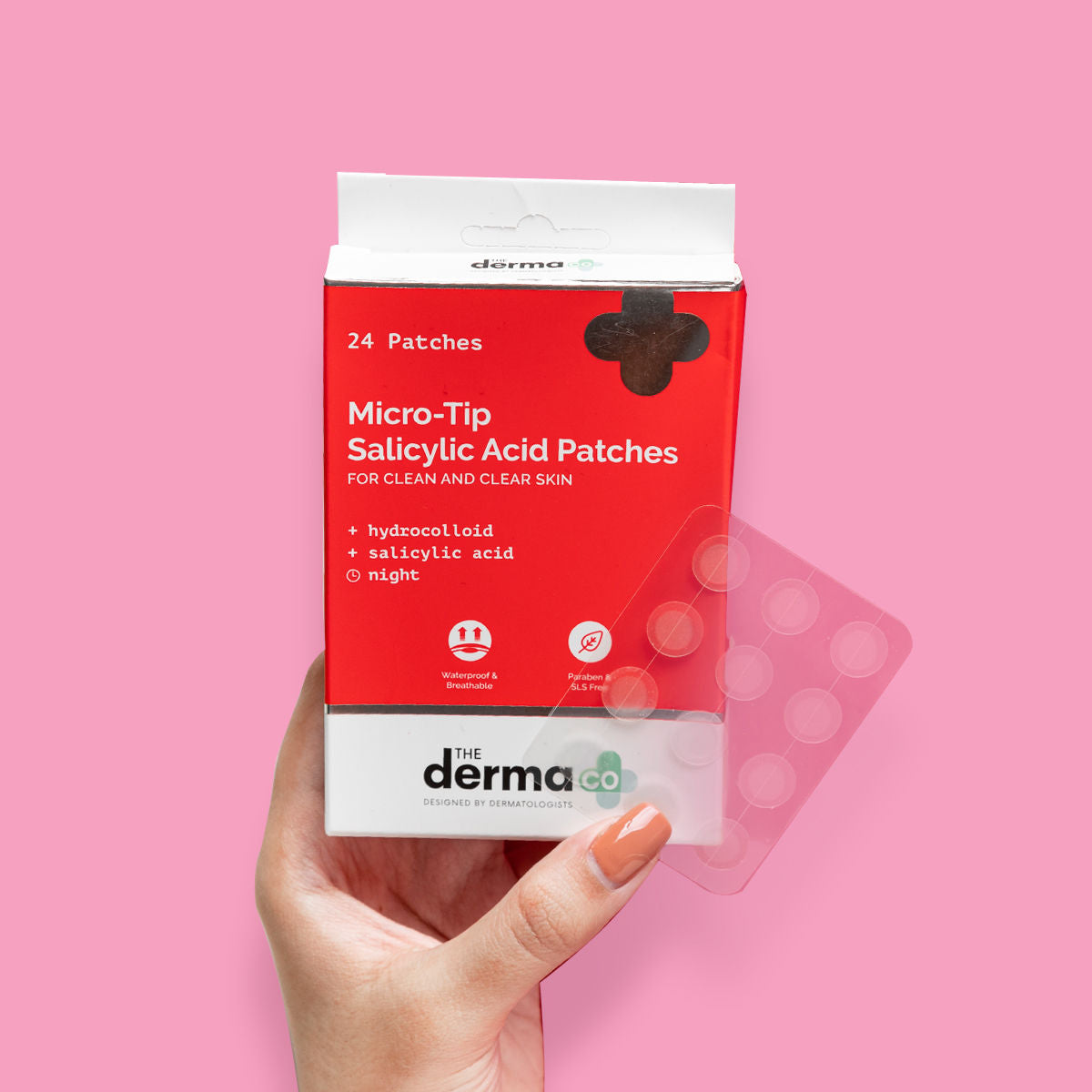The Derma Co Micro-Tip Acne Patches with Salicylic Acid & Hydrocolloid – 24 Pieces