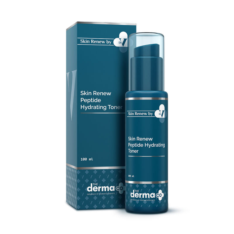 The Derma Co X Dr. V Skin Renew Peptide Hydrating Toner (100ml) - Barrier Repair & Soothing