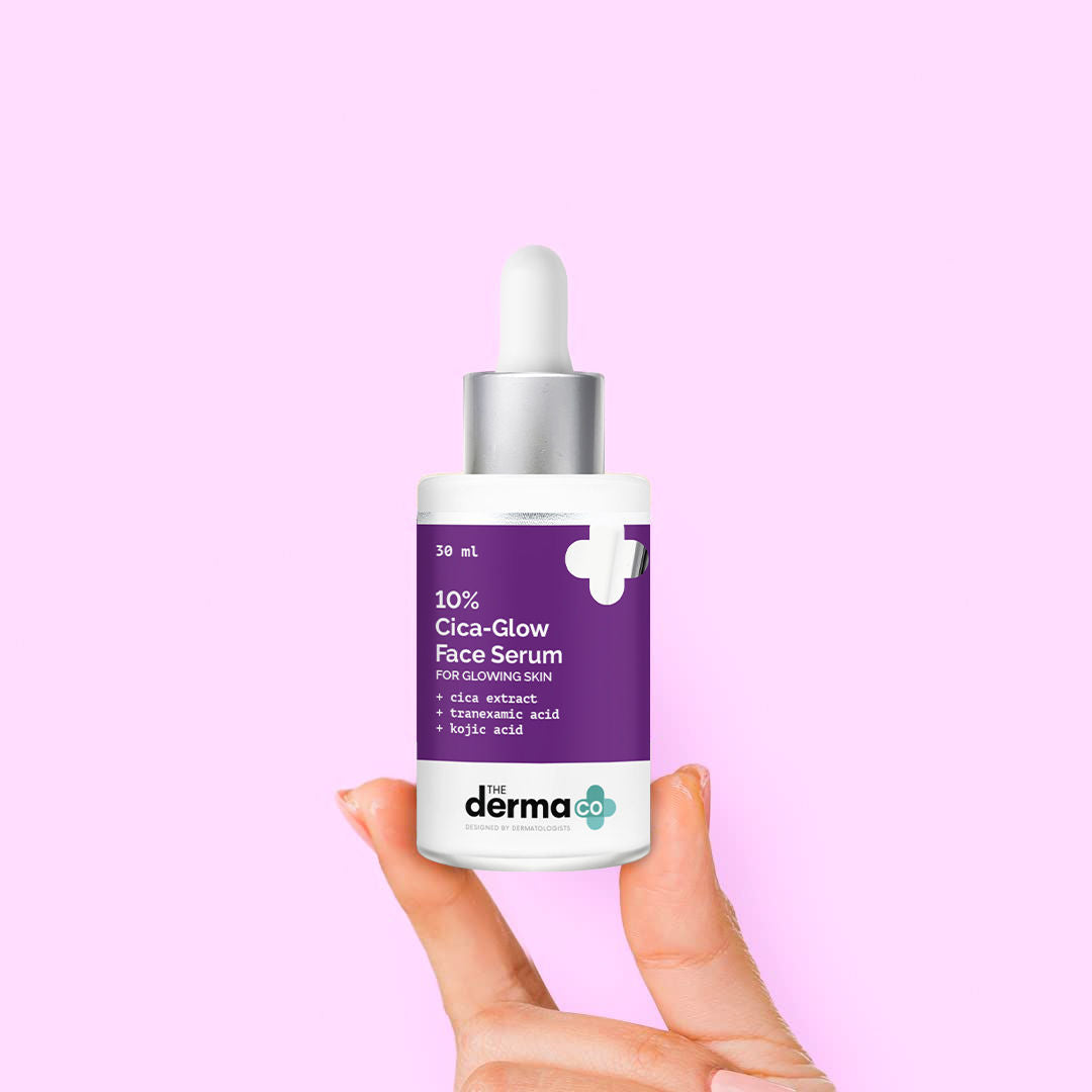 The Derma Co 10% Cica-glow Face Serum (30ml) - Tranexamic Acid, Kojic Acid & Glowing Skin