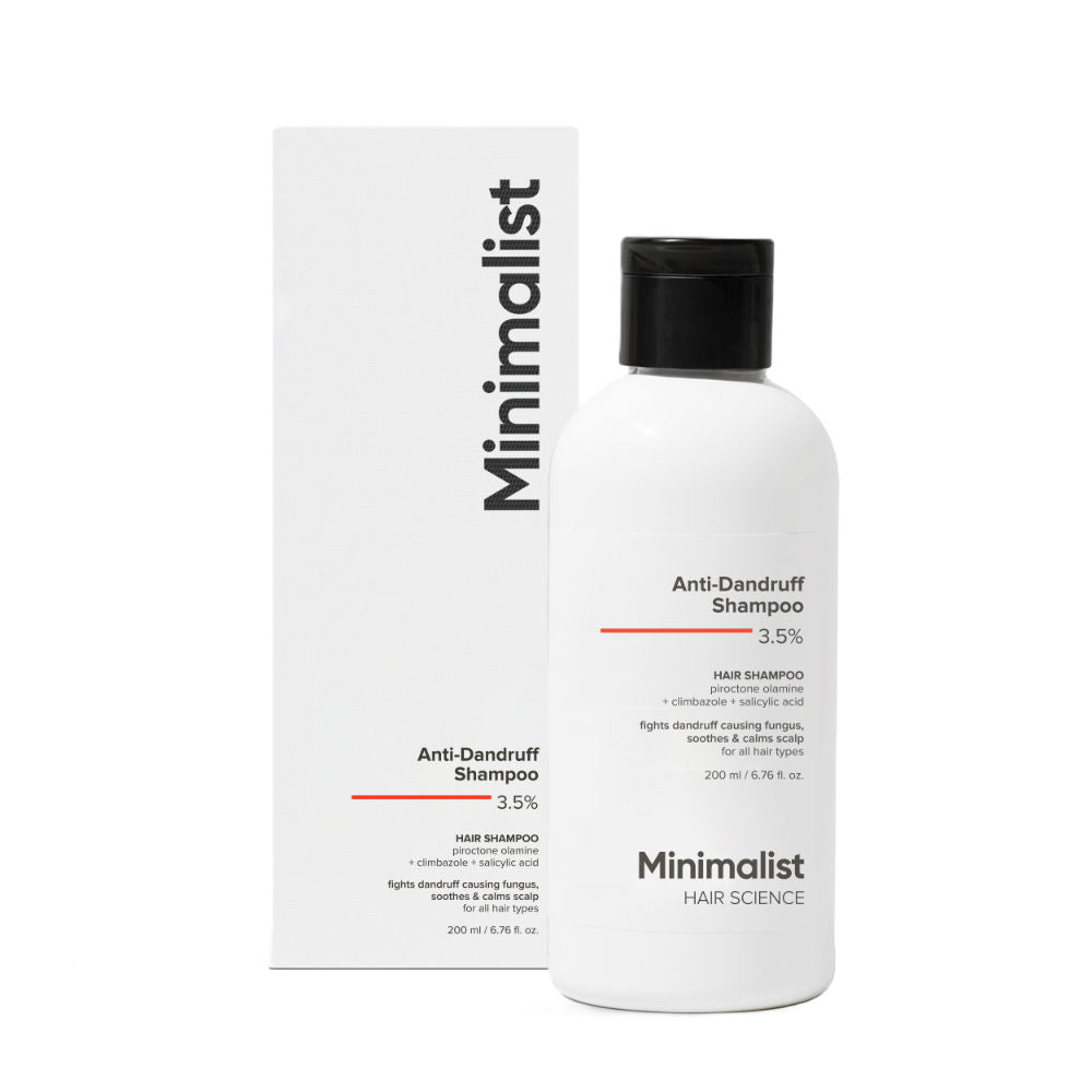 Minimalist Anti-Dandruff Shampoo - 3.5% Salicylic Acid for Flaky & Itchy Scalp (200ml)