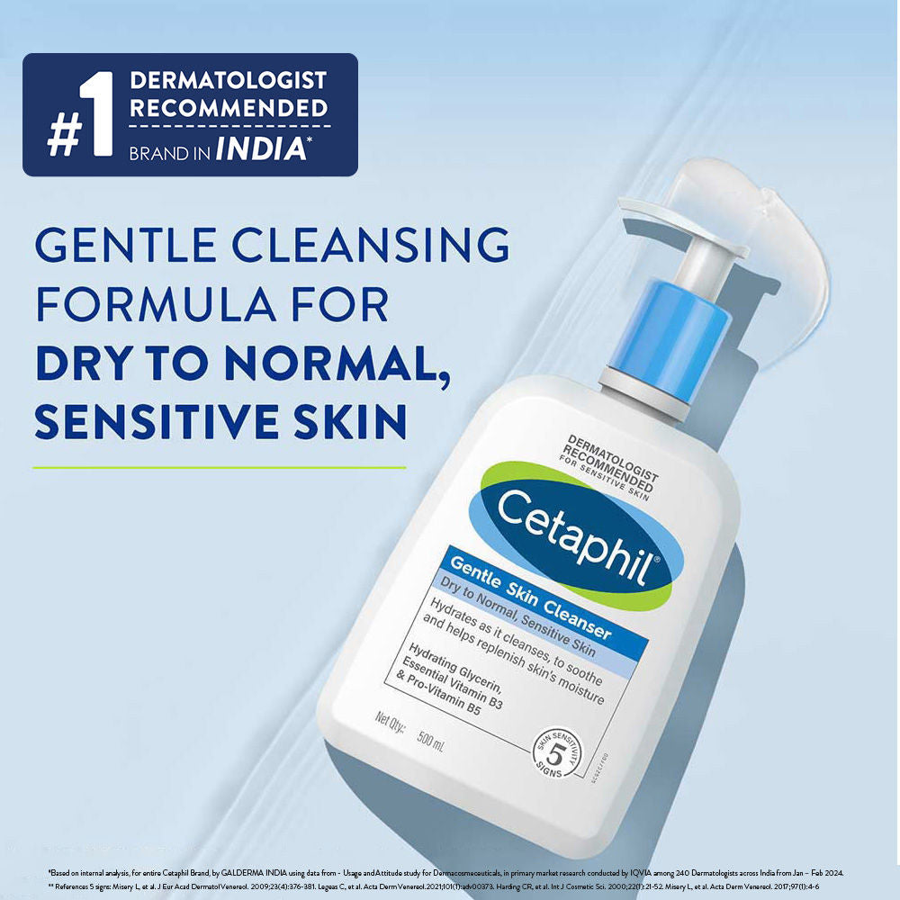 Cetaphil Gentle Skin Cleanser Dry to Normal Skin (500ml)