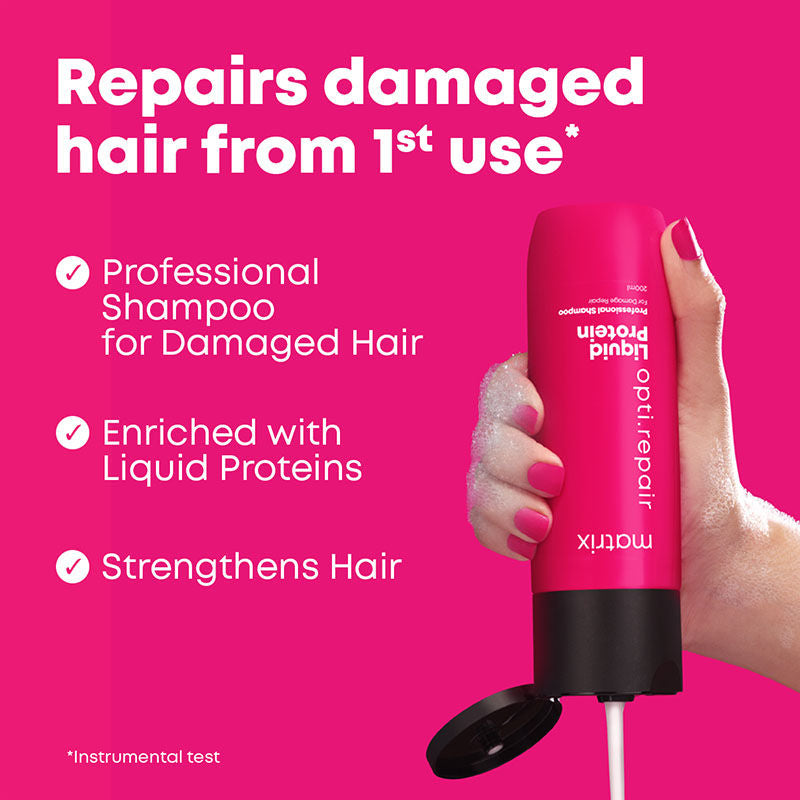 Matrix Opti.Repair Professional Liquid Protein Shampoo (350ml)