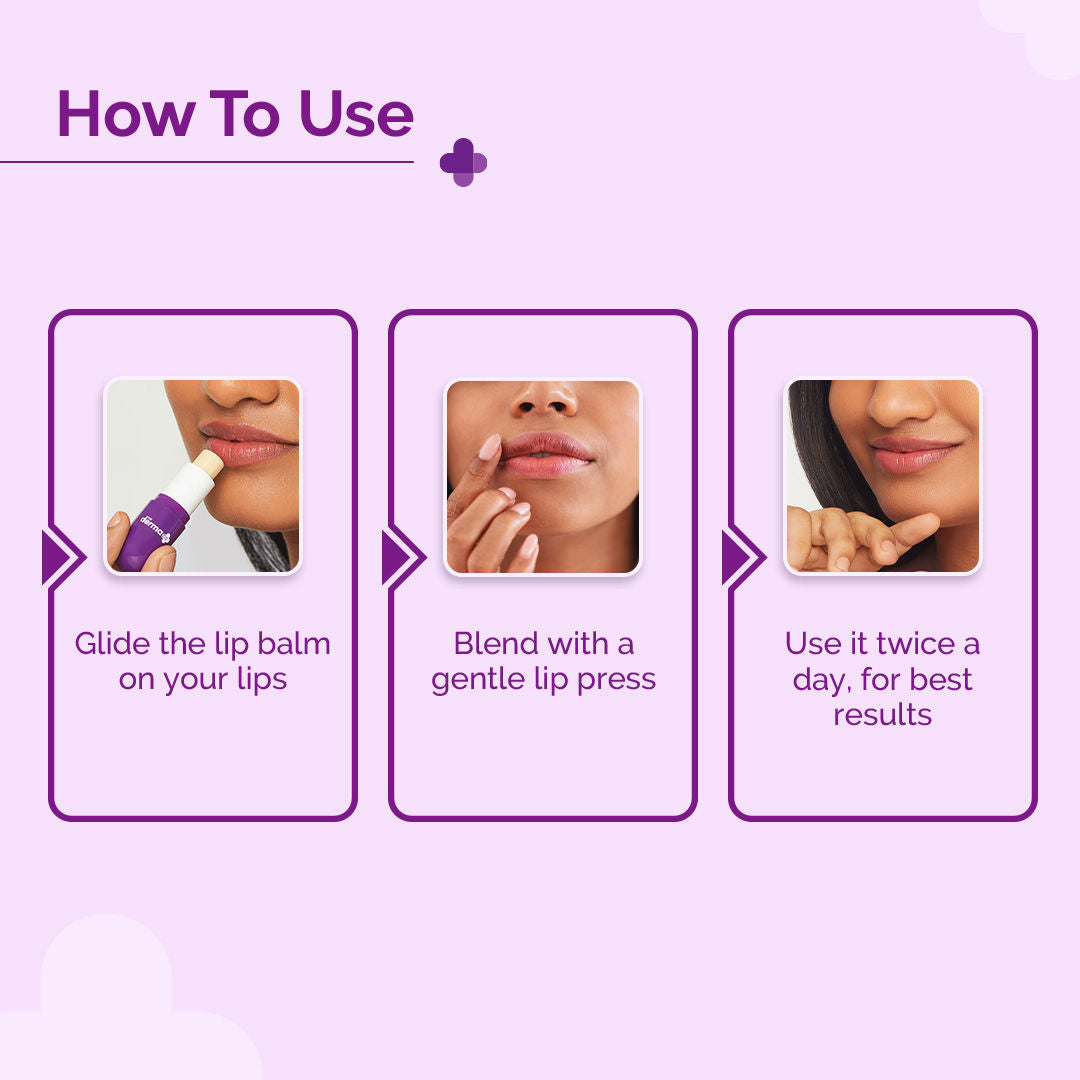 The Derma Co 1% Vitamin C Brightening Lip Balm (4.5g) - SPF, Pigmented & Dark Lips