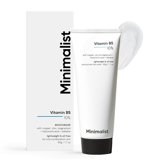 Minimalist Vitamin B5 10% Moisturizer - Hydrating & Soothing Cream (50g)