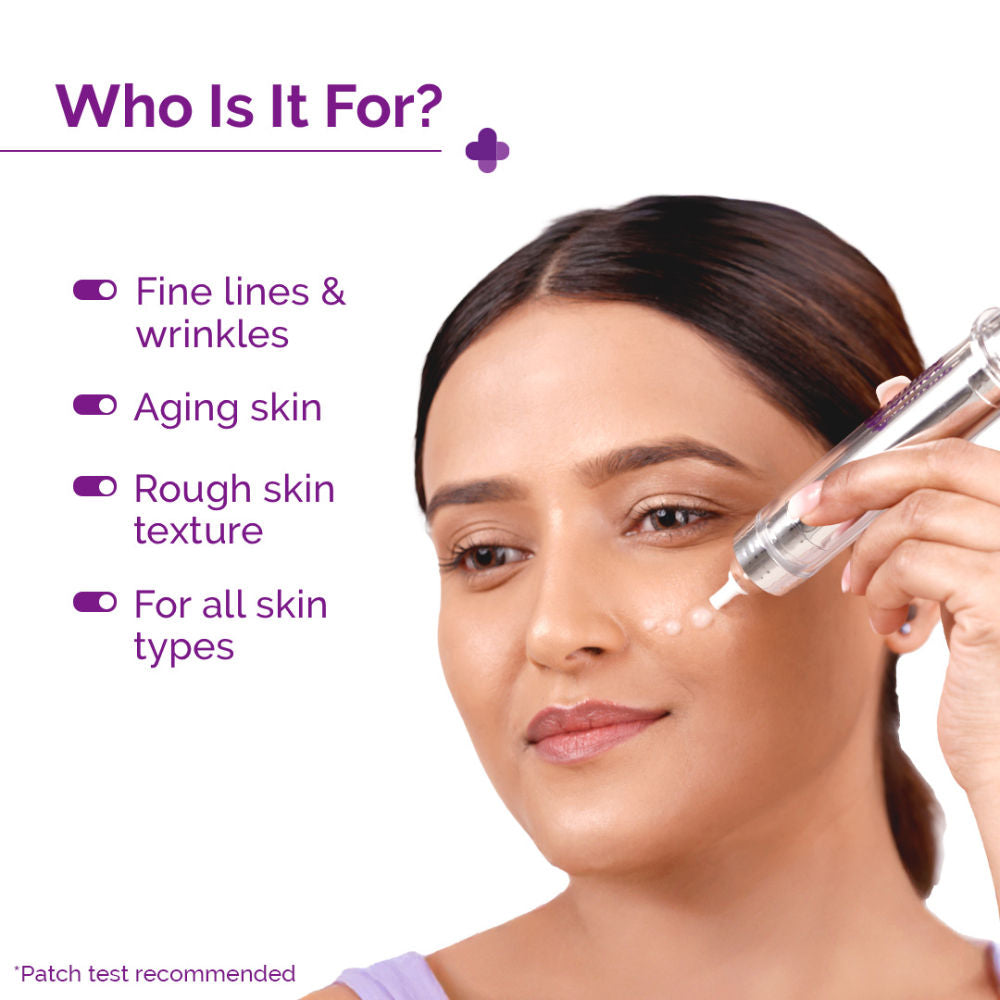 The Derma Co 3000 PPM Retinol Microneedle Serum Shot (10g) - Wrinkle Reduction & Skin Renewal