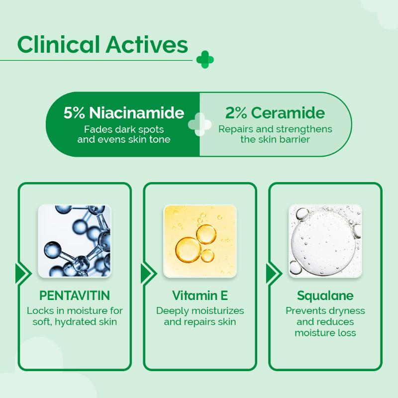 The Derma Co 5% Nia-Ceramide Daily Hydrating Moisturizer (100g) - Normal to Combination Skin