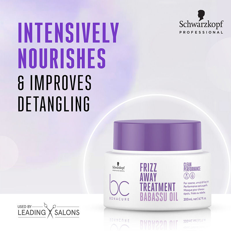 Schwarzkopf Professional Bonacure Frizz Away Treatment - Babassu Oil (200ml)