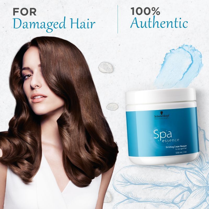 Schwarzkopf Professional SPA Essence Enriching Cream Masque - Damaged Hair (500ml)