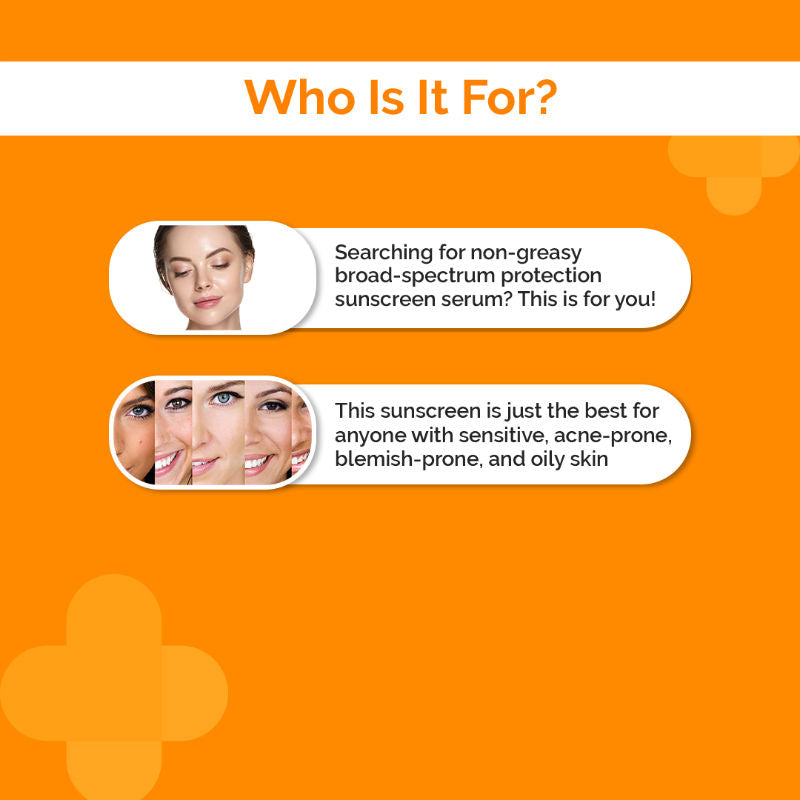 The Derma Co 1% Hyaluronic Acid Sunscreen Serum SPF 50 PA++ (30ml) - Niacinamide, Hydration & No White Cast