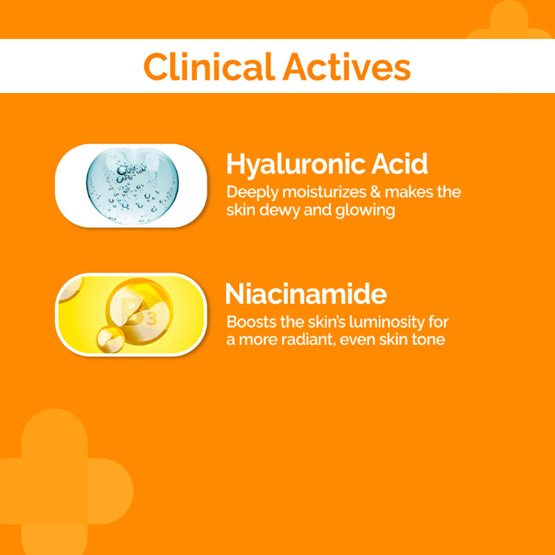 The Derma Co 1% Hyaluronic Acid Sunscreen Serum SPF 50 PA++ (30ml) - Niacinamide, Hydration & No White Cast