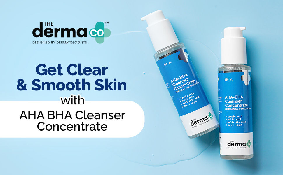 The Derma Co 3% AHA-BHA Foaming Face Wash (100ml) - Acne Control, Exfoliation & Clear Skin