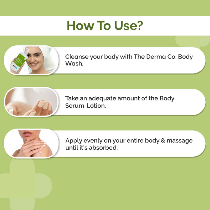 The Derma Co 1% Salicylic Acid Daily Exfoliating Body Serum Lotion (250ml) - Rough, Bumpy Skin & Keratosis Pilaris