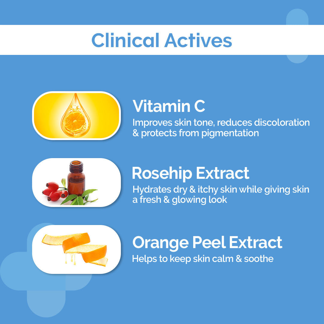 The Derma Co 2% Vitamin C Gel Face Wash (80ml) - Rosehip, Orange Peel Extract & Daily Radiance
