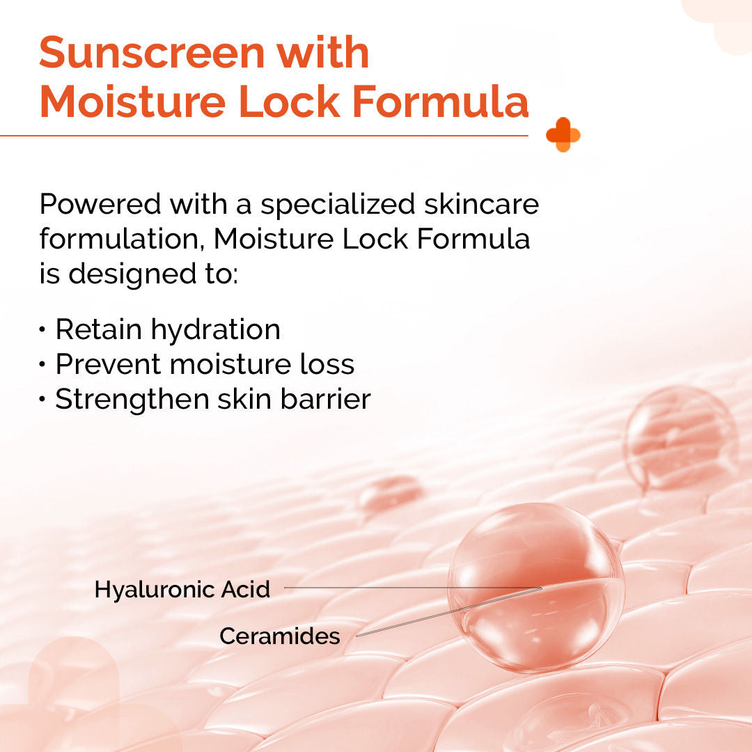The Derma Co 1% Hyaluronic Sunscreen Hydrating Gel SPF 50 PA++++ - Dry & Sensitive Skin (50g)