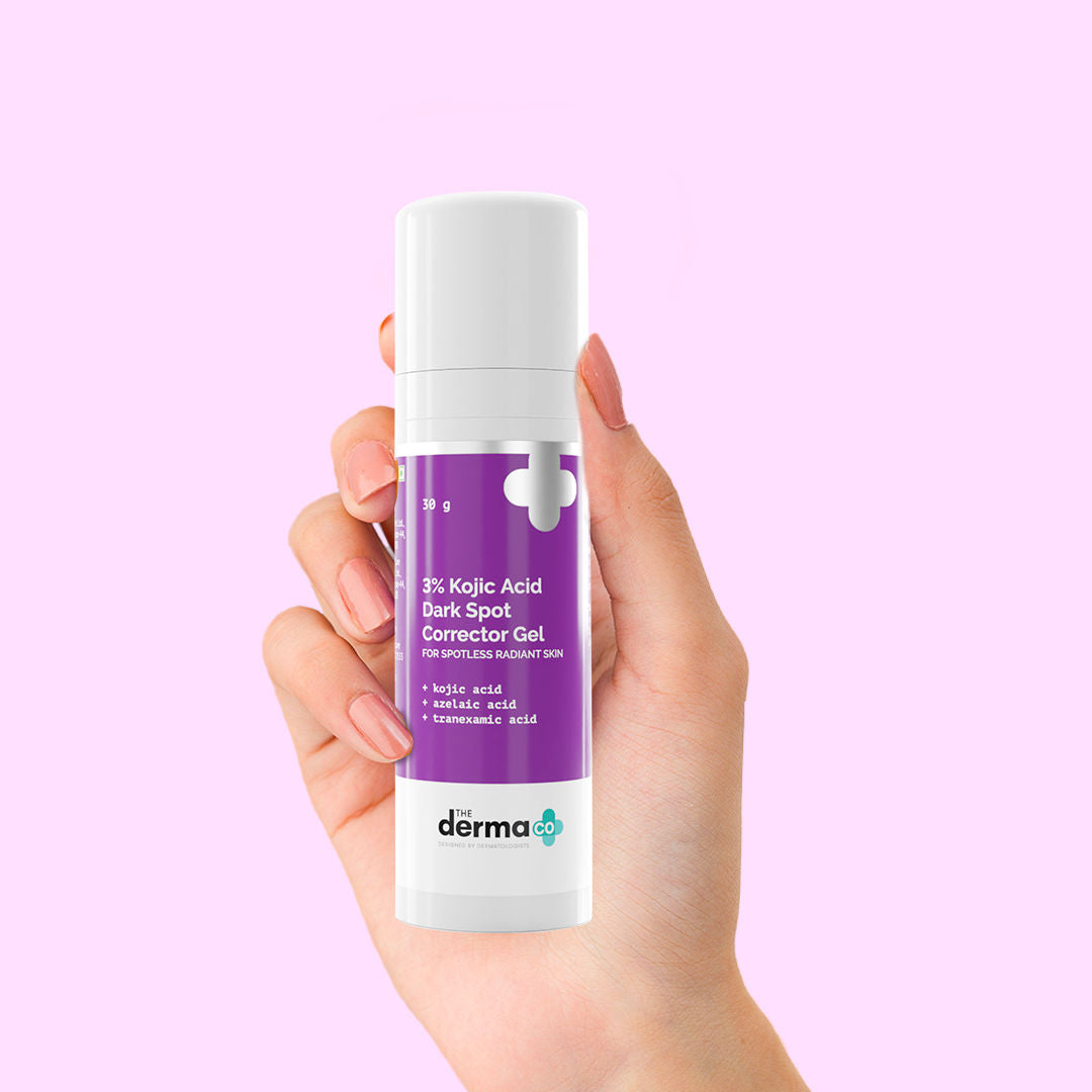 The Derma Co 3% Kojic Acid Gel - Dark Spot Correction & Radiant Skin (30gm)
