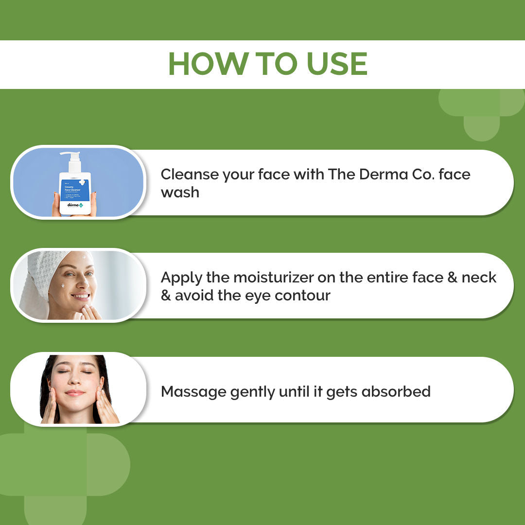 The Derma Co 3% Vitamin E Face Moisturizer (100g) - Dry & Flaky Skin, Day+Night Hydration