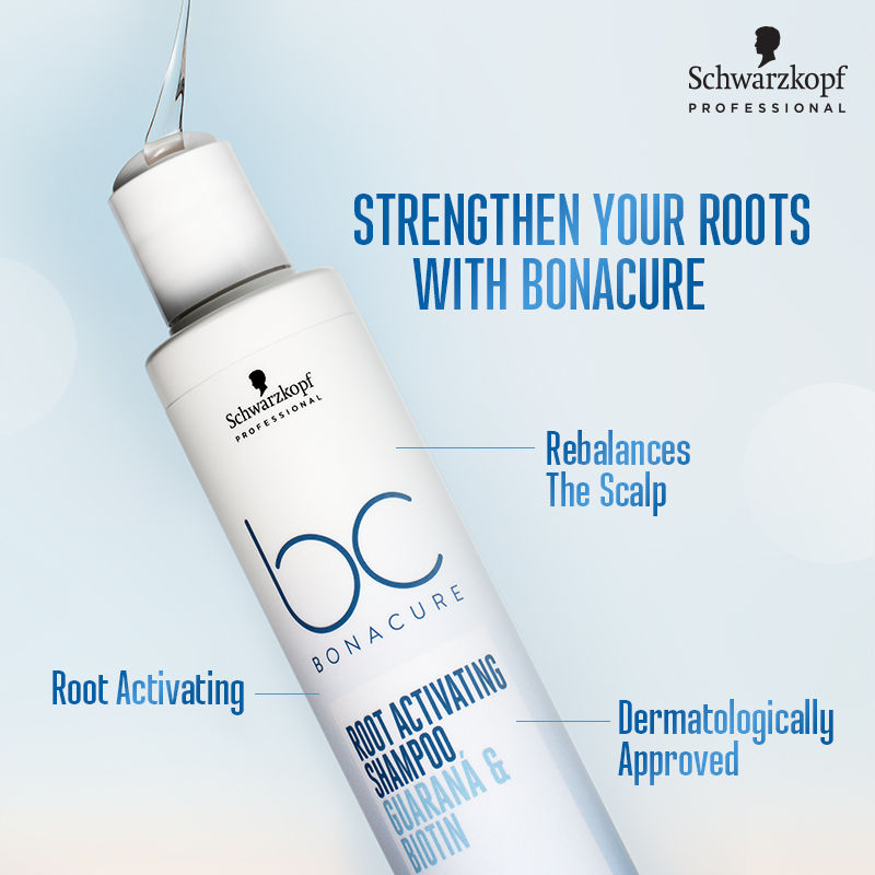 Schwarzkopf Professional Bonacure Root Activating Shampoo - Thinning Hair (250ml)