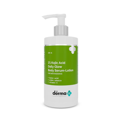 The Derma Co 1% Kojic Acid Body Lotion (250ml) - Daily Glow & Radiance