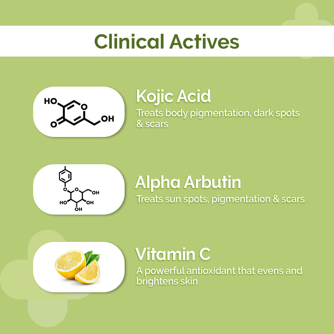 The Derma Co 1% Kojic Acid Body Lotion (250ml) - Daily Glow & Radiance