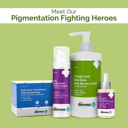 The Derma Co 1% Kojic Acid Body Lotion (250ml) - Daily Glow & Radiance