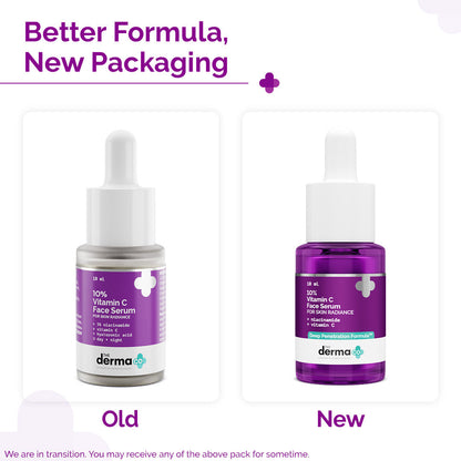 The Derma Co 10% Vitamin C Face Serum for Skin Radiance (10ml)