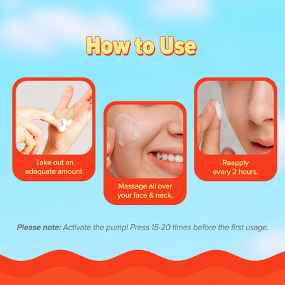 Aqualogica Detan+ Dewy Lightweight Sunscreen Gel SPF 50+ PA++++ - Normal & Dry Skin (50g)