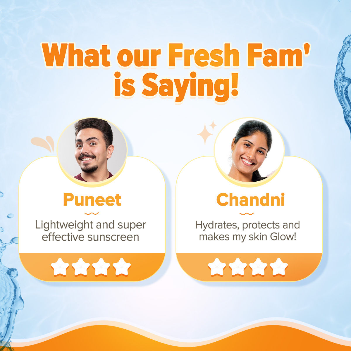 Aqualogica Glow+ Dewy Lightweight Sunscreen Gel SPF 50+ PA++++ - Papaya & Vitamin C (125g)