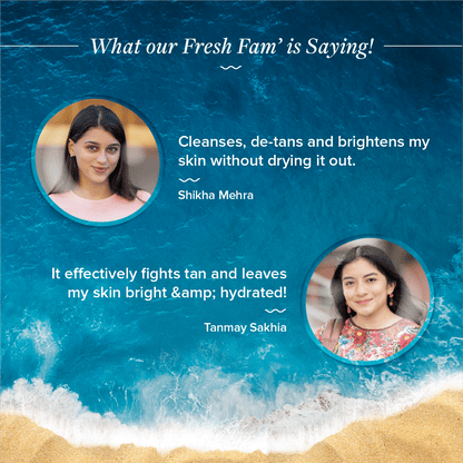 Aqualogica Detan+ Smoothie Face Wash - Glycolic Acid & Cherry Tomato (100ml)