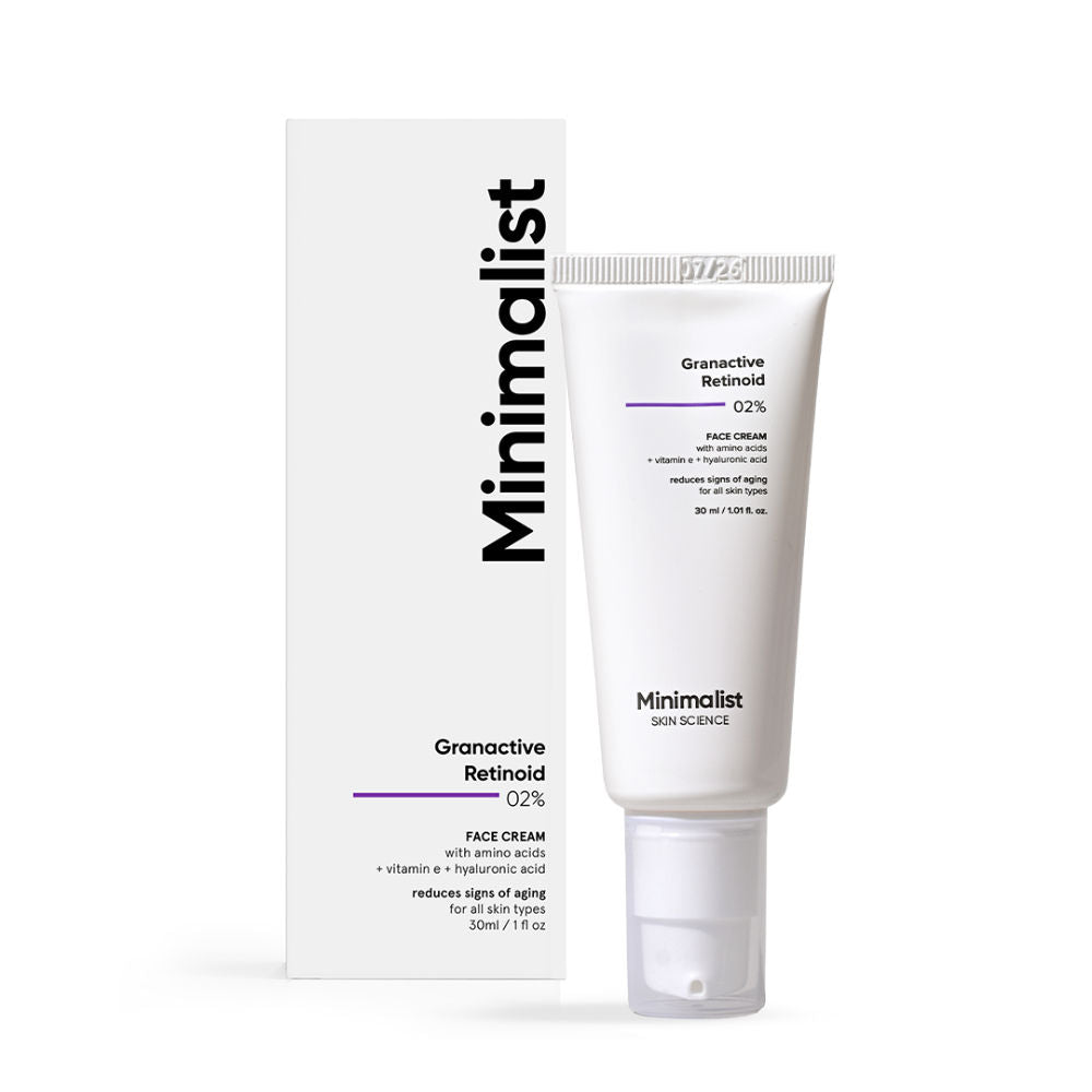 Minimalist 2% Granactive Retinoid Anti-Aging Cream - Fine Lines (30ml)