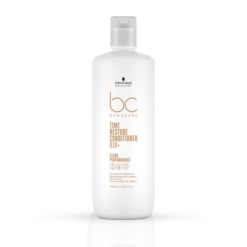 Schwarzkopf Professional Bonacure Time Restore Shampoo - Q10+ (1000ml)