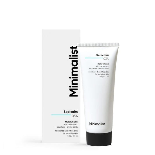Minimalist 3% Sepicalm Moisturizer - Nourishing & Soothing Skin (50g)