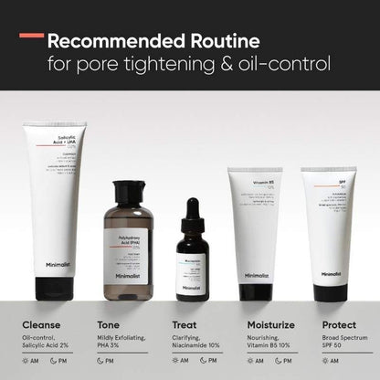 Minimalist 3% PHA Toner - Pore Minimizing & Hydrating (150ml)