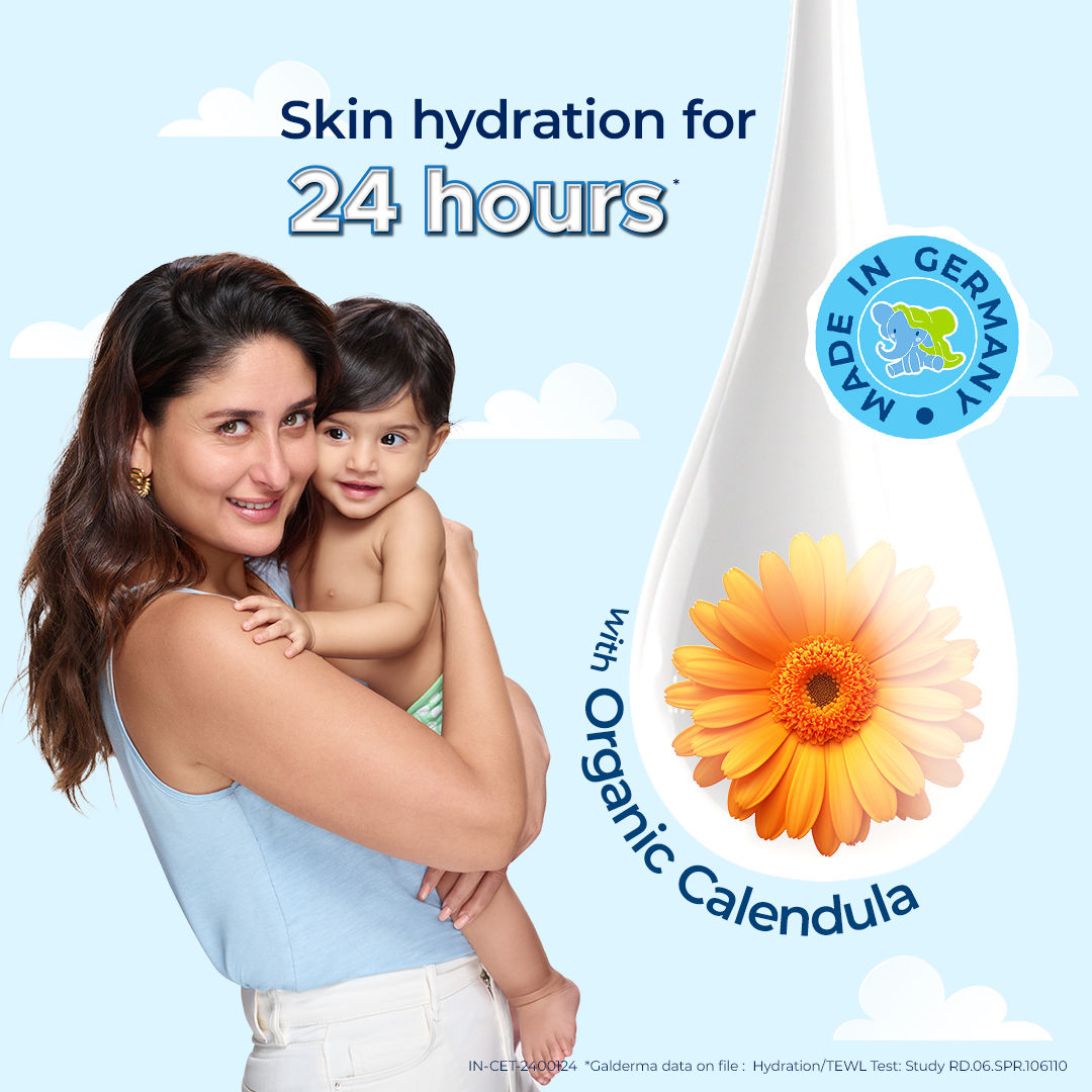 Cetaphil Baby Daily Lotion with Organic Calendula for Face & Body (400ml)