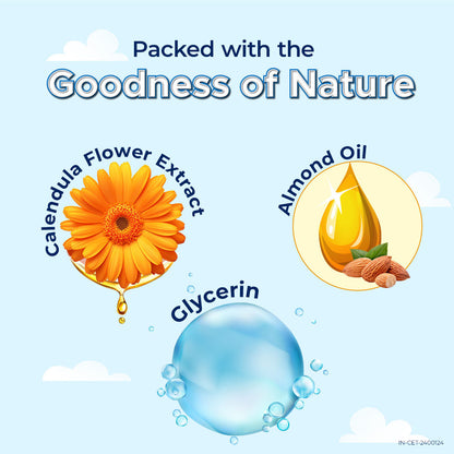 Cetaphil Baby Daily Lotion with Organic Calendula for Face & Body (400ml)