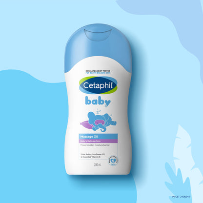 Cetaphil Baby Massage Oil with Shea Butter (200ml)