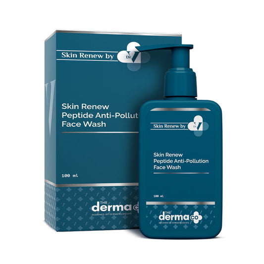 The Derma Co X Dr. V Skin Renew Peptide Anti-Pollution Face Wash (100ml) - Detox & Repair