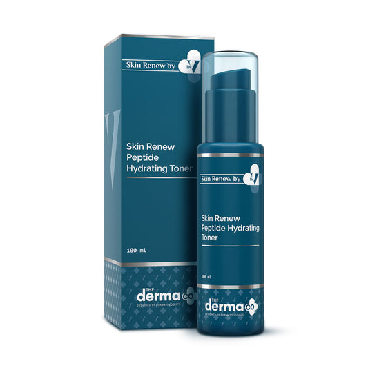 The Derma Co X Dr. V Skin Renew Peptide Hydrating Toner (100ml) - Barrier Repair & Soothing