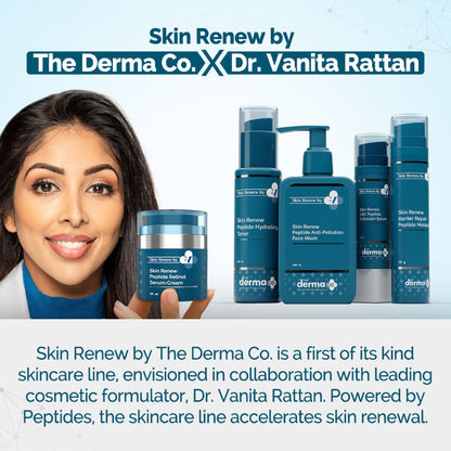 The Derma Co x Dr. V Skin Renew Peptide Retinol Serum-Cream (30ml)