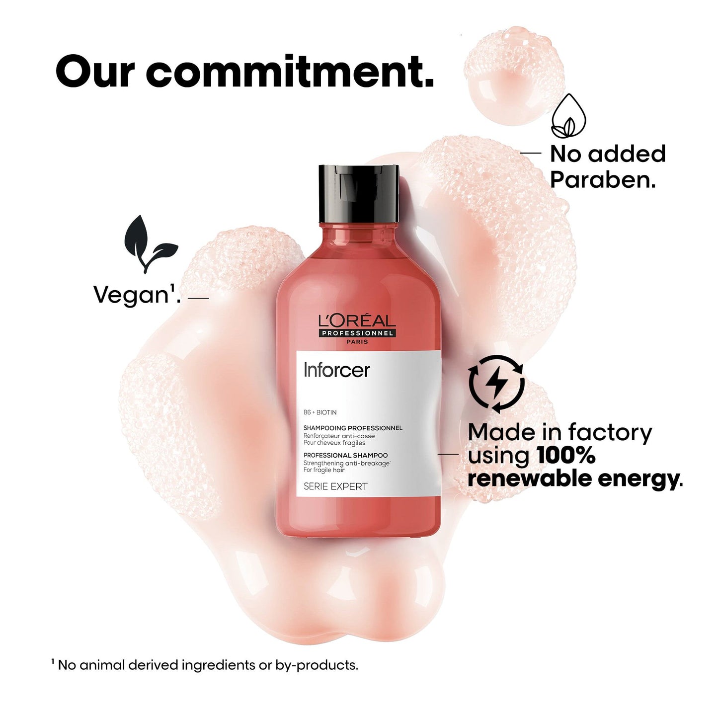 L'Oréal Professionnel Inforcer Shampoo for Reduced Hair Breakage with Biotin & Vitamin B6 (300ml)