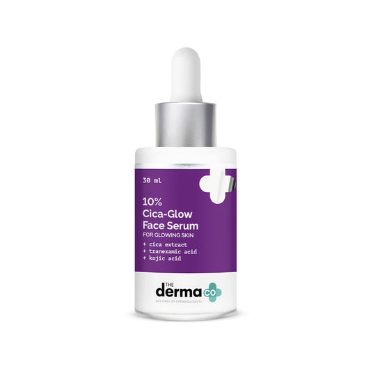 The Derma Co 10% Cica-glow Face Serum (30ml) - Tranexamic Acid, Kojic Acid & Glowing Skin