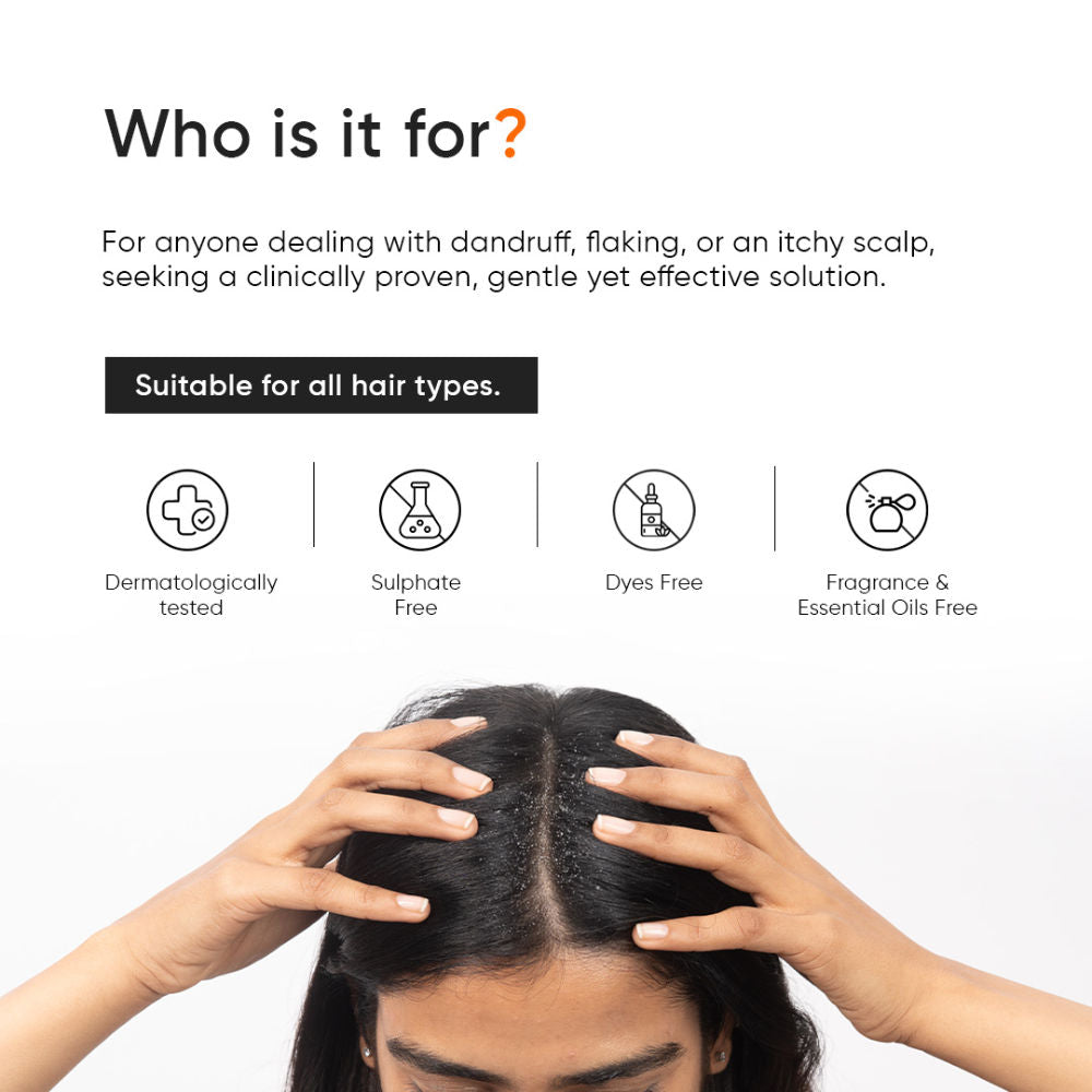 Minimalist Anti-Dandruff Shampoo - 3.5% Salicylic Acid for Flaky & Itchy Scalp (200ml)
