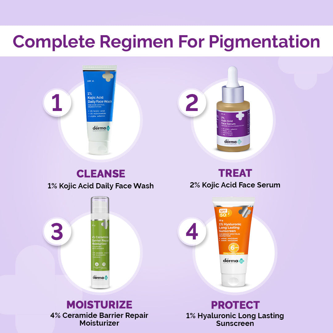 The Derma Co 2% Kojic Acid Face Serum with 1% Alpha Arbutin & Niacinamide (30ml)