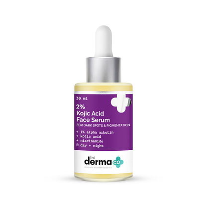 The Derma Co 2% Kojic Acid Face Serum with 1% Alpha Arbutin & Niacinamide (30ml)
