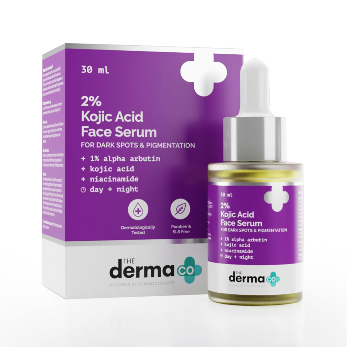 The Derma Co 2% Kojic Acid Face Serum with 1% Alpha Arbutin & Niacinamide (30ml)