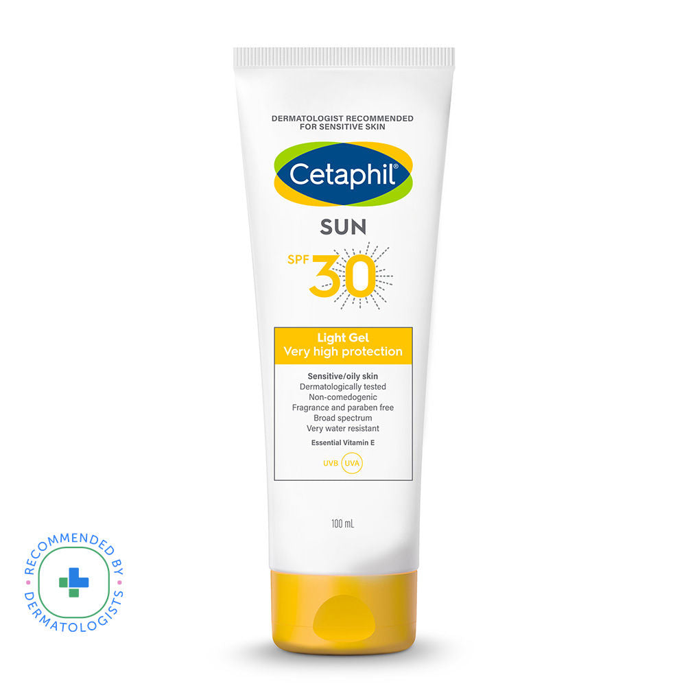 Cetaphil Sun SPF 30 Light Gel Mineral Base for Normal, Dry & Oily Skin (100ml)